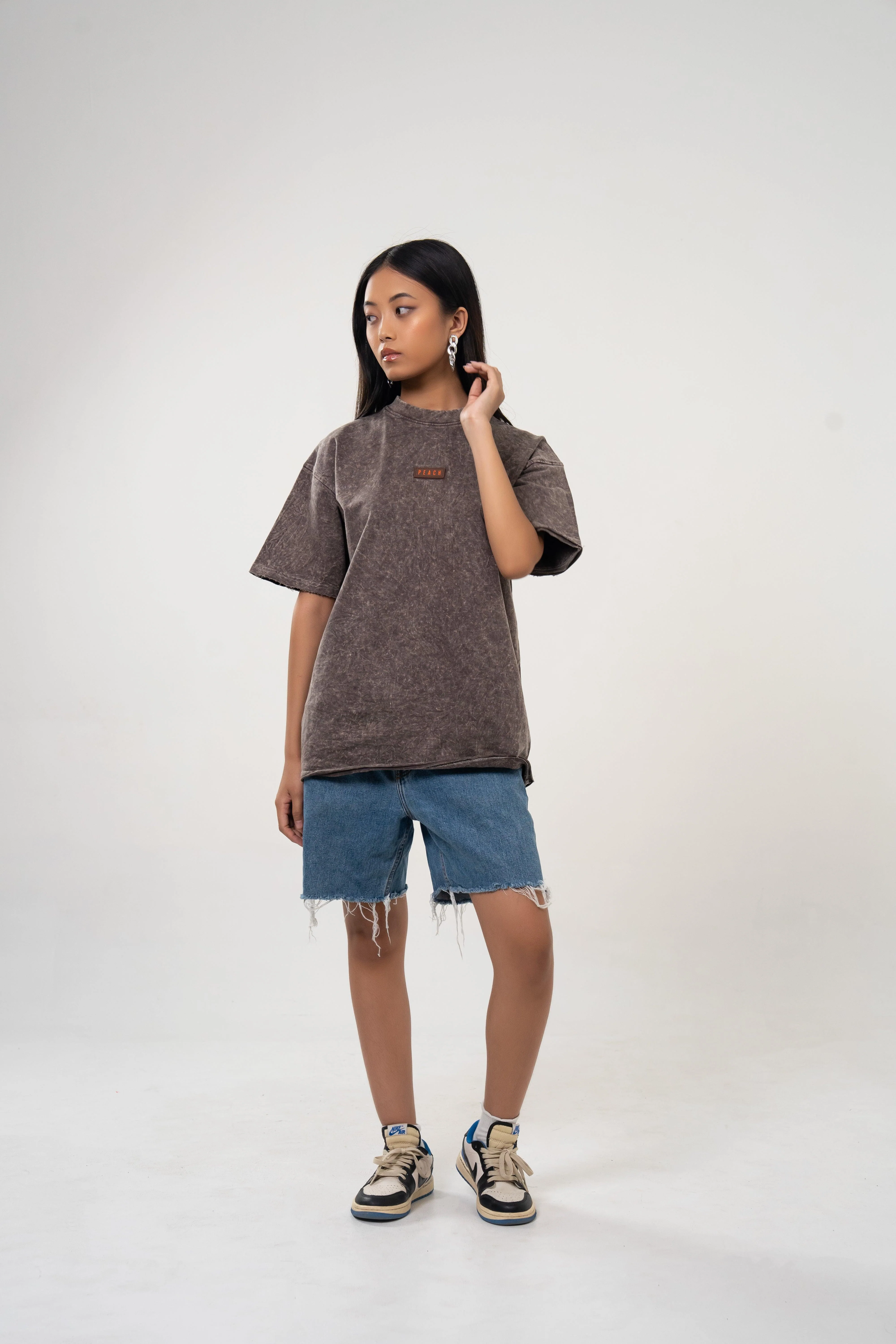 Rusted Brown Washed Tshirt - Image 5